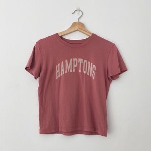 cropped HAMPTONS tee